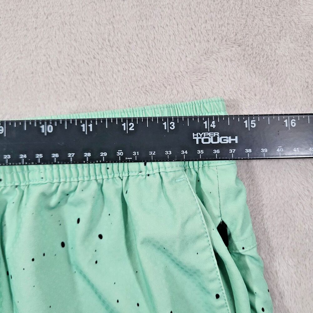 Legends Luka Lined Shorts Mens Medium Mint Green Splatter Athletic Running Gym - Picture 2 of 8